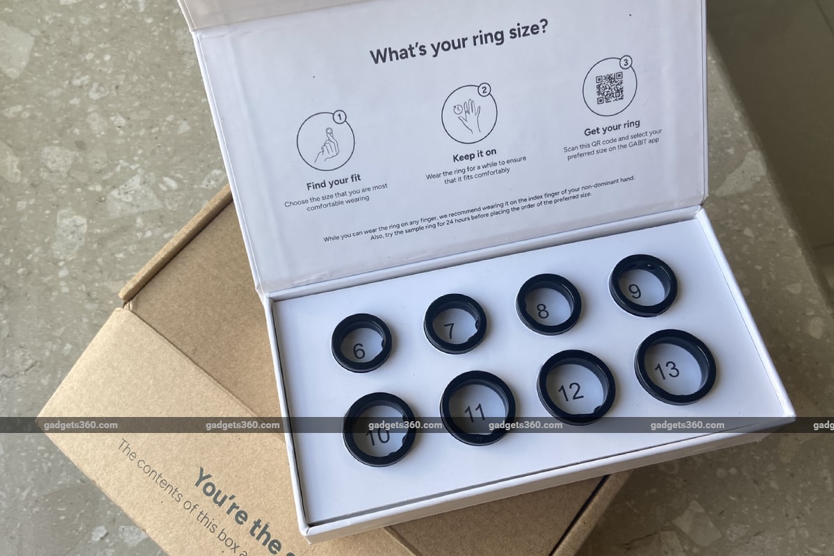 gabit smart ring ndtv review sizing Gabit Smart Ring