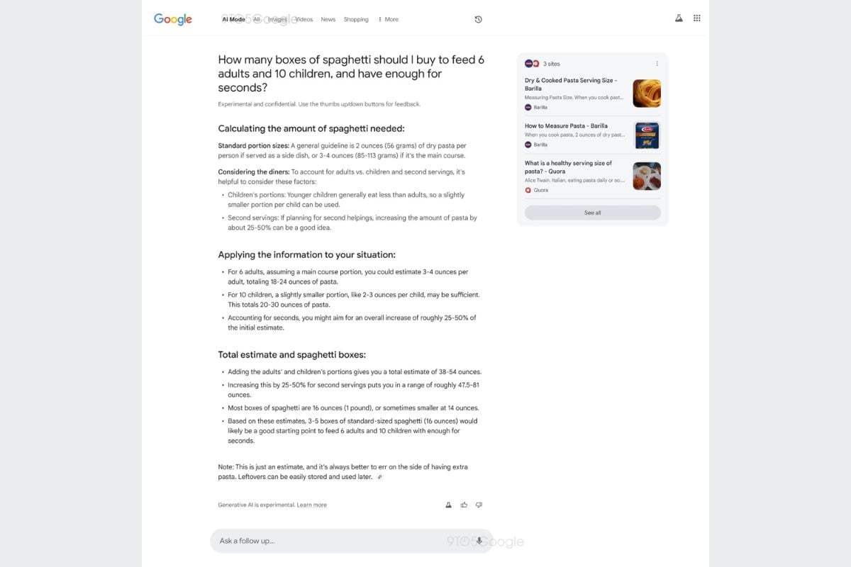 google search ai mode AI Mode in Google Search