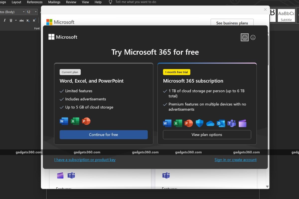 mirosoft 365 free1 Microsoft 365 free tier