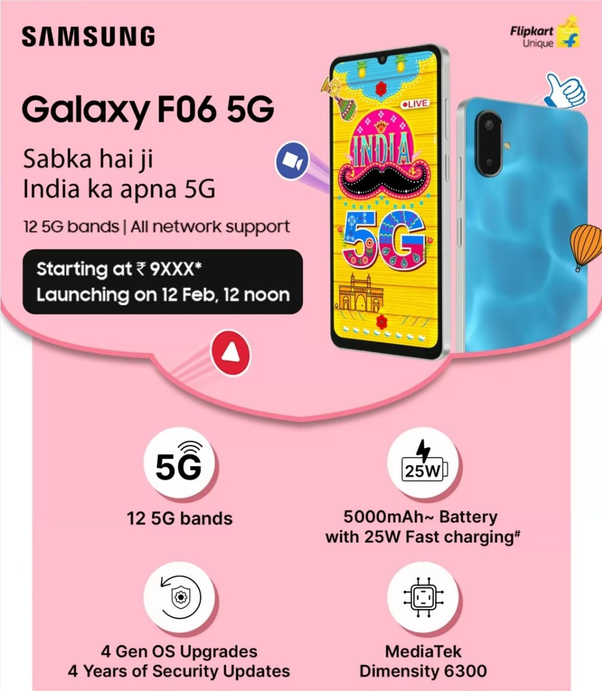 samsung galaxy f06 5g flipkart inline Samsung Galaxy F06 5G