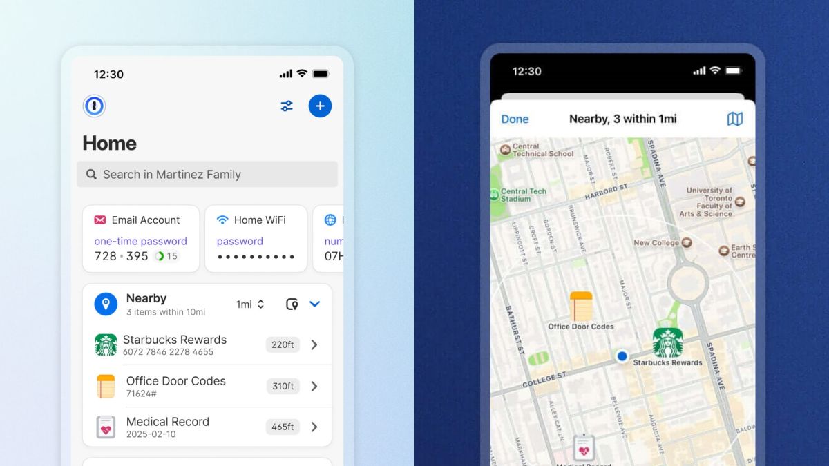 1password location items inline 1Password