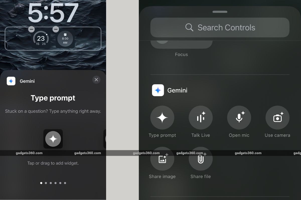 gemini lockscreen widgets Gemini lockscreen widgets