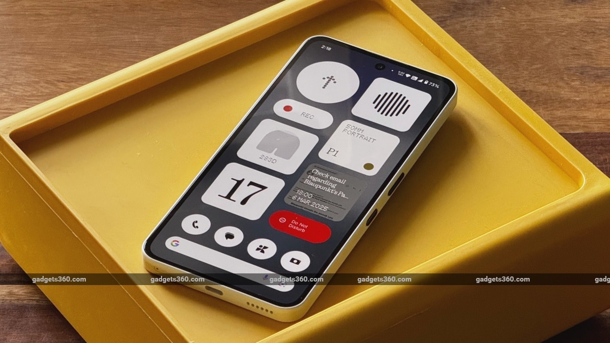 nothing phone 3a software widgets gadgets 360 NothingPhone3a  Nothing