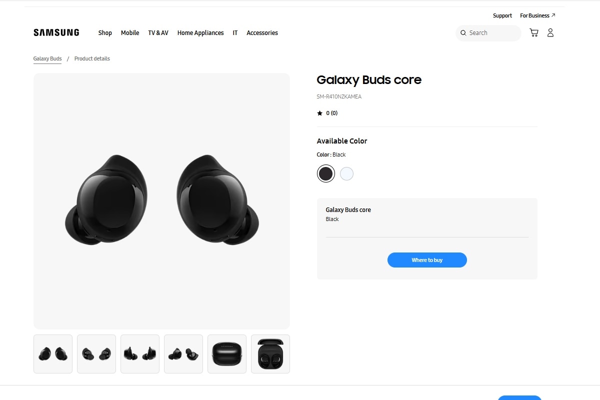 samsung galaxy buds core black Galaxy Buds Core